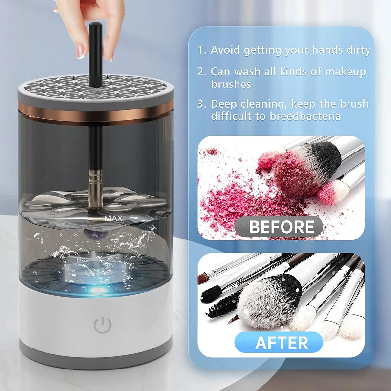 Limpiadora De Brochas De Maquillaje Elec