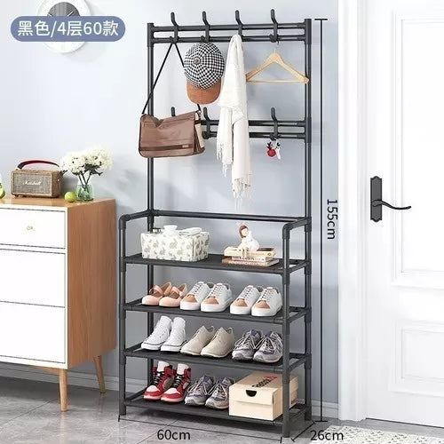 Zapatero Perchero Organizador 4 Niveles